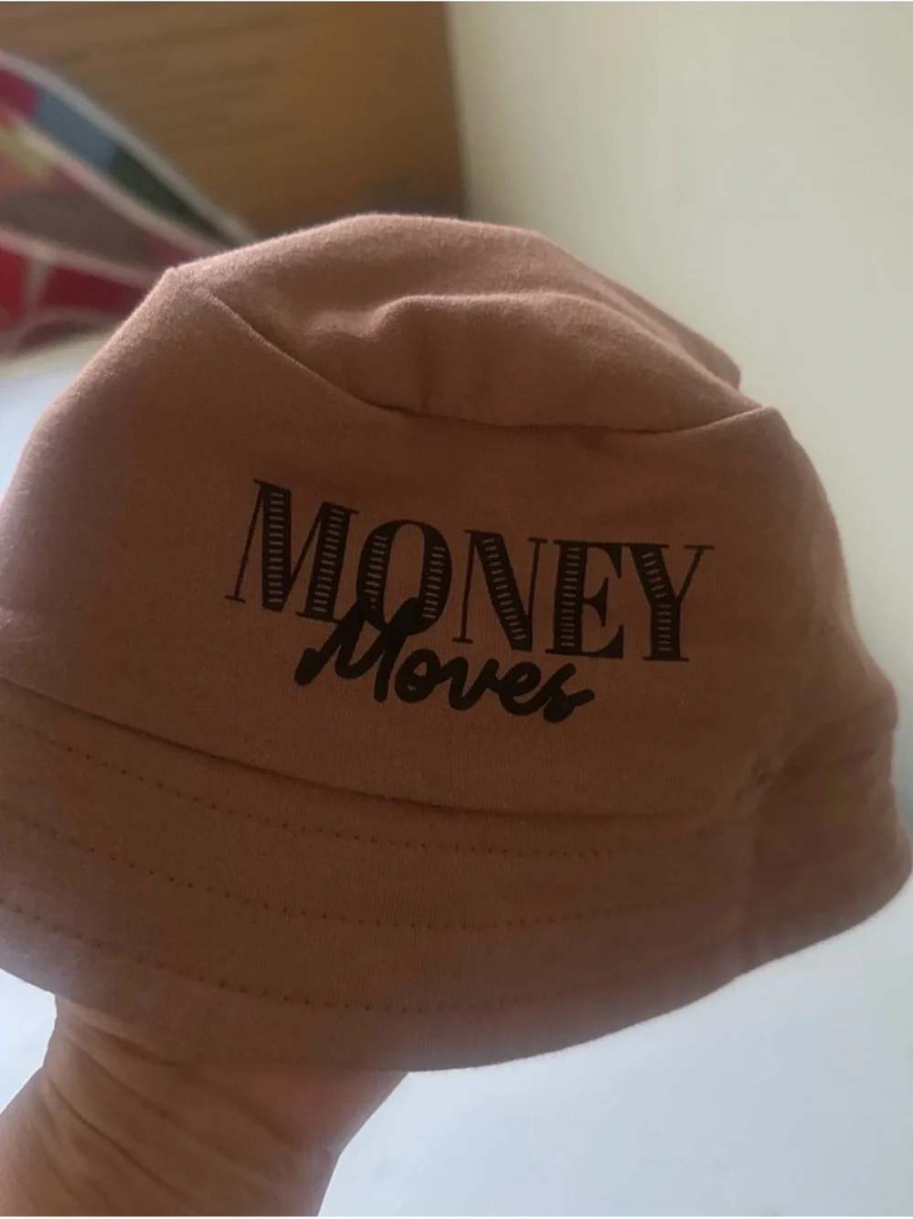 Money Moves kids Bucket Hat - Brown